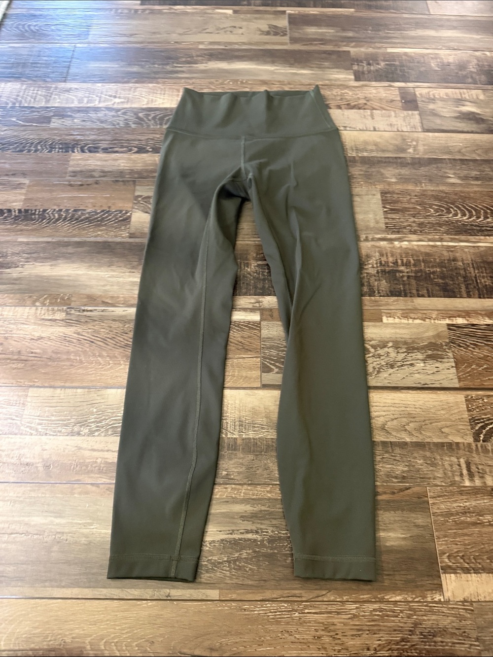 lululemon athletica Olive Green High-Waist Leggings